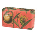 Soap bar with 'Royal Botanic Gardens, Kew' branding and botanical design on a white background - The Fig House