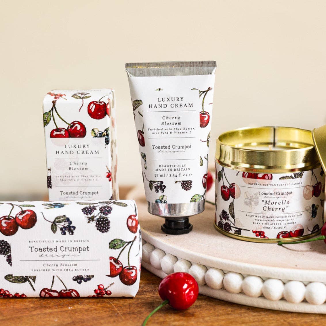 Cherry Blossom Luxury Hand Cream by Toasted Crumpet
