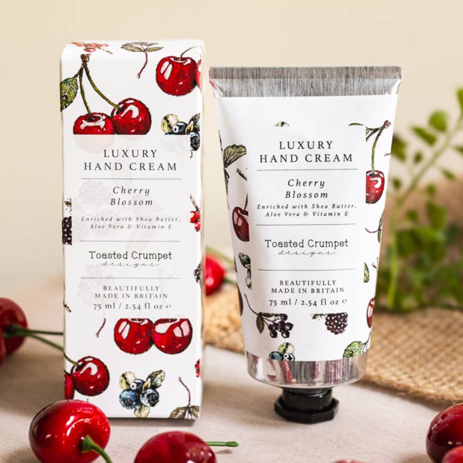 Cherry Blossom Luxury Hand Cream by Toasted Crumpet