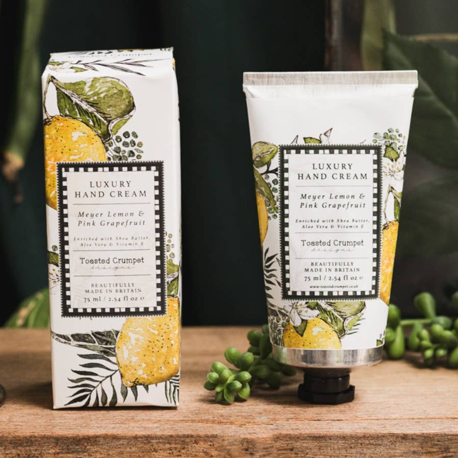 Lemon & Pink Grapefruit Luxury Hand Cream by Toasted Crumpet