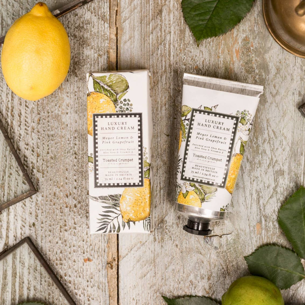 Lemon & Pink Grapefruit Luxury Hand Cream by Toasted Crumpet
