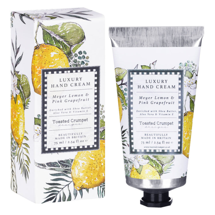 Lemon & Pink Grapefruit Luxury Hand Cream by Toasted Crumpet